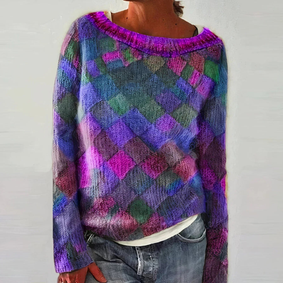 Women's Premium Knit Sweater | Cozy Colorful Pullover for All Seasons 0