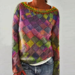 Women's Premium Knit Sweater | Cozy Colorful Pullover for All Seasons 1