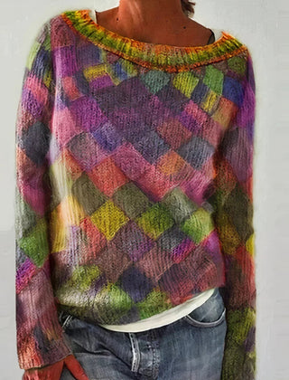 Women's Premium Knit Sweater | Cozy Colorful Pullover for All Seasons 1