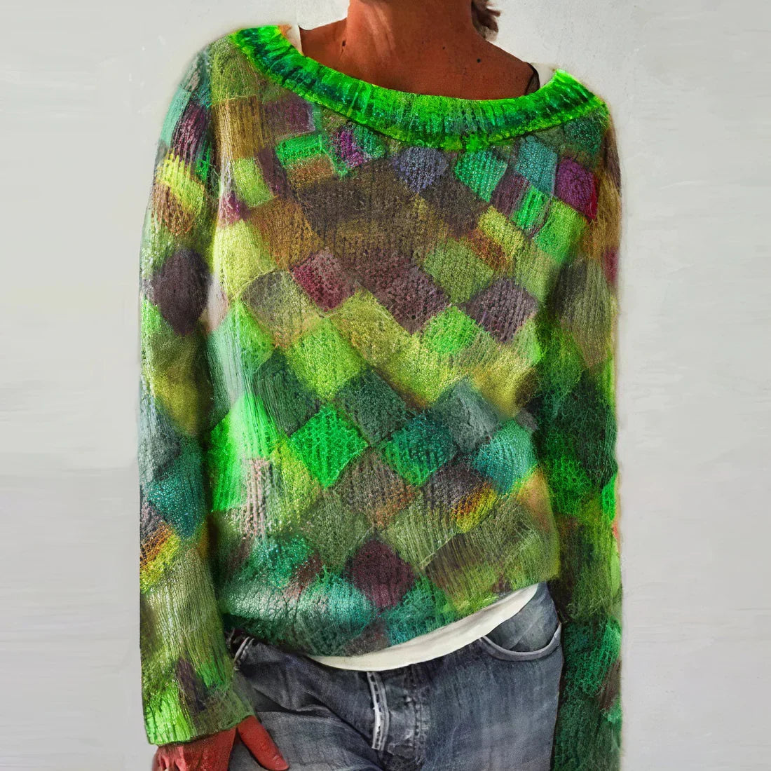 Women's Premium Knit Sweater | Cozy Colorful Pullover for All Seasons 2