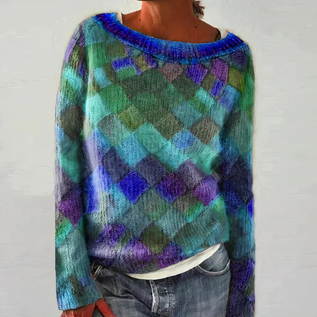 Women's Premium Knit Sweater | Cozy Colorful Pullover for All Seasons 3
