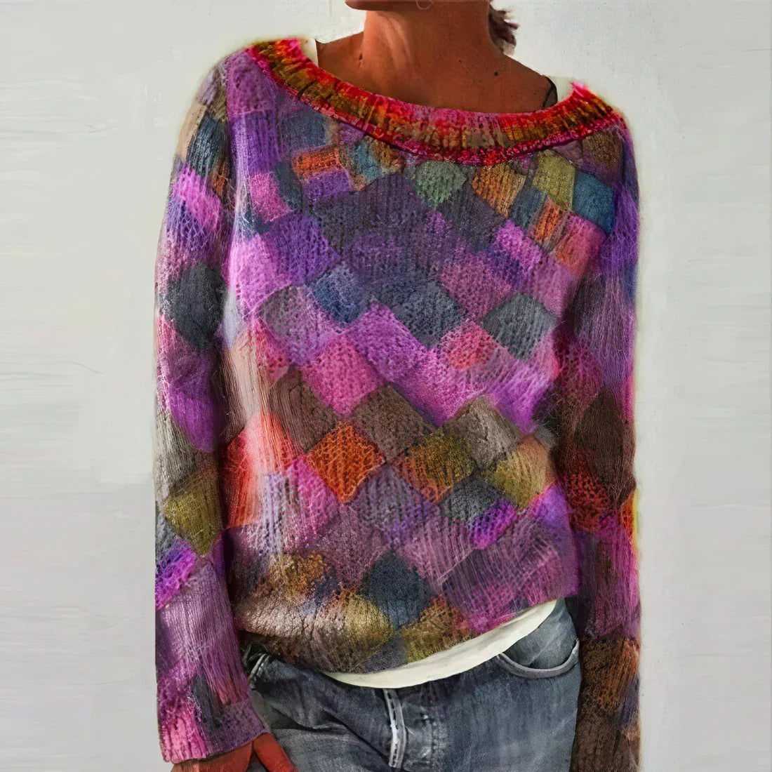 Women's Premium Knit Sweater | Cozy Colorful Pullover for All Seasons 4